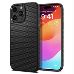 Etui Spigen Liquid Air iPhone 15 Pro Etui Matte Black Case