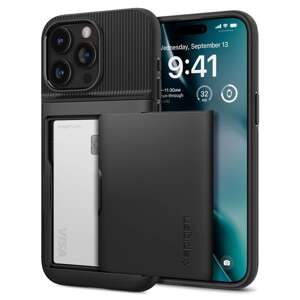 Etui Spigen Slim Armor Cs iPhone 15 Pro Black Case