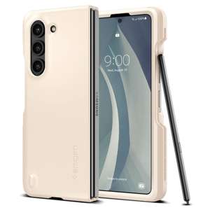 Etui Spigen Thin Fit Pen Galaxy Z Fold 5 Pearled Ivory Case