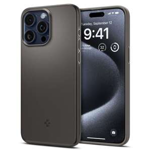 Etui Spigen Thin Fit iPhone 15 Pro Gunmetal Case