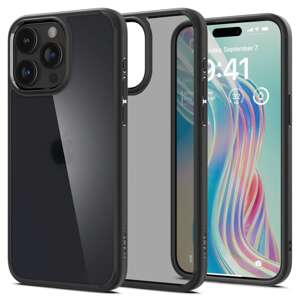 Etui Spigen Ultra Hybrid iPhone 15 Pro Frost Black Case