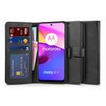 Etui TECH-PROTECT Motorola Moto E20 E40 Wallet Czarny Case