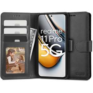 Etui Tech-Protect Wallet Realme 11 Pro 5g / 11 Pro+ Plus 5g Black Case