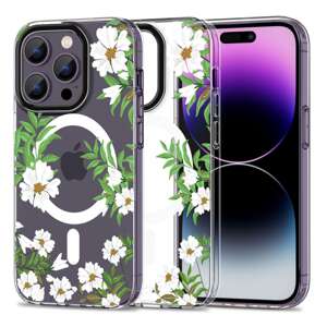 Etui Tech-protect Magmood Magsafe iPhone 14 Pro Spring Daisy Case