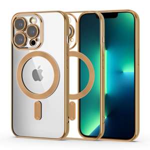 Etui Tech-protect Magshine Magsafe iPhone 13 Pro Gold Case