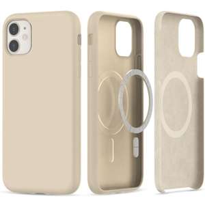 Etui Tech-protect Silicone Magsafe Iphone 11 Beige Case