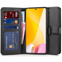 Etui Tech-protect Wallet Xiaomi 12 Lite Black