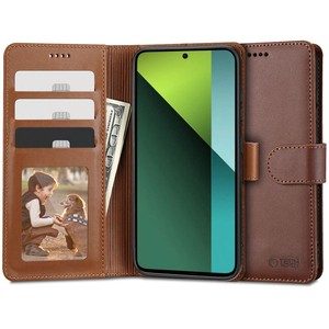 Etui Tech-protect Wallet Xiaomi Redmi Note 13 Pro 5g / Poco X6 5g Brown