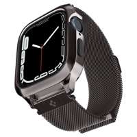 Etui i Pasek Spigen Metal Fit Pro Apple Watch SE 4 5 6 7 8 9 44 / 45 mm Grafitowe