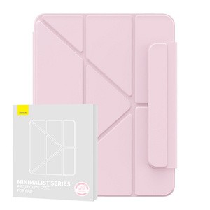 Etui magnetyczne Baseus Minimalist do iPad Pro 11″ (2018 / 2020 / 2021 / 2022) baby pink