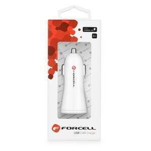 FORCELL F-ENERGY TFK-CC-095 ładowarka samochodowa USB A QC3.0 2,4A biała