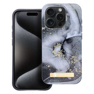 FORCELL F-PROTECT Mirage futerał kompatybilny z MagSafe do IPHONE 15 Pro marble mist