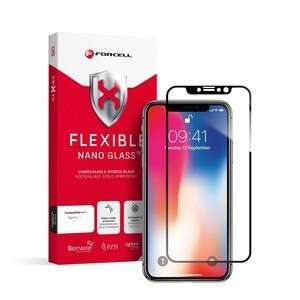 Forcell Flexible 5D - szkło hybrydowe do iPhone X/Xs czarny