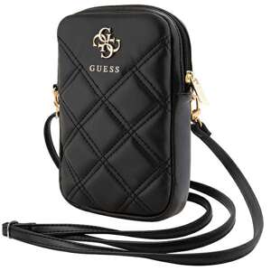 Guess Torebka GUWBZPSQSSGK czarny/black Zip Quilted 4G