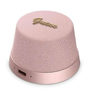 Guess głośnik Bluetooth GUWSC3ALSMP Speaker Stand różowy/pink Magnetic Script Metal