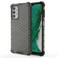 Honeycomb etui pancerny pokrowiec z żelową ramką Samsung Galaxy A32 5G czarny