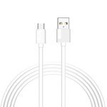 KABEL T-PHOX NETS TYPE-C WHITE 2.4A ; PVC ; 1,2M