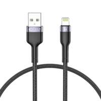 KABEL TECH-PROTECT ULTRABOOST LIGHTNING CABLE 2.4A 25CM BLACK