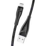 Kabel Pleciony USAMS MicroUSB 3m 2A US-SJ399 Czarny