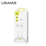 Kabel Pleciony USAMS USB-C Na USB-C Lightning 60W Fast Charge Biały