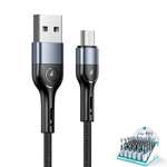 Kabel Pleciony USAMS USB MicroUSB SJ450ZJ01 US-SJ450 U55 2A 1m Czarny