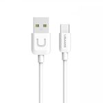 Kabel USAMS U-Turn USB-C 2A 1m Biały