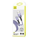 Kabel USAMS USB-C Fast Charge 1m Fioletowy