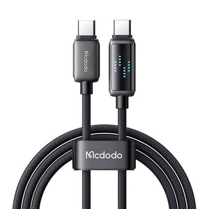 Kabel USB-C do USB-C Mcdodo CA-4250, 100W, wyświetlacz LED, 1.2m