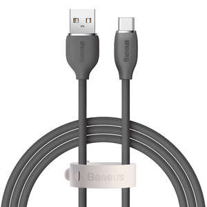 Kabel USB do USB-C Baseus Jelly, 100W, 1,2m (czarny)