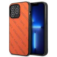 Karl Lagerfeld KLHCP13LPTLO iPhone 13 Pro 6,1" hardcase pomarańczowy/orange Perforated Allover