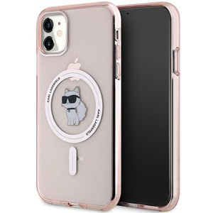 Karl Lagerfeld KLHMN61HFCCNOP iPhone 11 / Xr 6.1" różowy/pink hardcase IML Choupette MagSafe