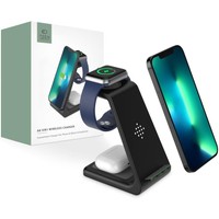 Ładowarka TECH-PROTECT A8 3IN1 WIRELESS CHARGER BLACK