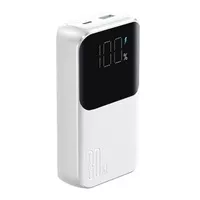 Mini powerbank z wbudowanymi kablami Joyroom JR-PBC06 30W 10000mAh - biały