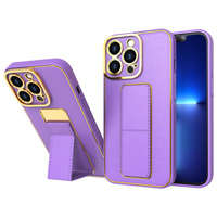 New Kickstand Case etui do iPhone 13 Pro Max z podstawką fioletowy