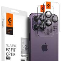 Osłona Aparatu Spigen Optik.tr ”ez Fit” Camera Protector 2-pack Apple iPhone 16 Pro, Apple iPhone 16 Pro Max, Apple iPhone 15 Pro, Apple iPhone 15 Pro Max, Apple iPhone 14 Pro Max, Apple iPhone 14 Pro Black