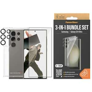 PanzerGlass Bundle 3in1 Samsung S24 Ultra S928 Hardcase + Screen Protector + Camera Lens B1212+7352