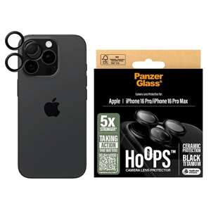 PanzerGlass Hoops Ceramic Lens Protector iPhone 16 Pro 6.3" / 16 Pro Max 6.9" 1282