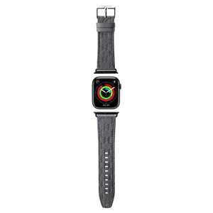 Pasek Karl Lagerfeld Pasek KLAWMSAKLHPG Apple Watch 38 / 40 / 41mm srebrny/silver strap Saffiano Monogram