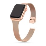 Pasek TECH-PROTECT Apple Watch 4 / 5 / 6 / 7 / SE (38 / 40 / 41 MM) THIN Milanese Blush Gold