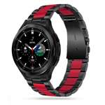 Pasek TECH-PROTECT Samsung Galaxy Watch 4 40 / 42 / 44 / 46 MM Stainless Black / Red