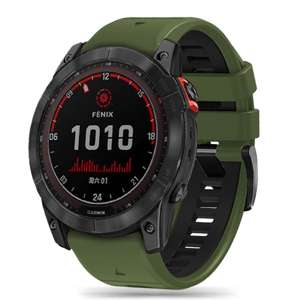 Pasek Tech-protect Iconband Pro Garmin Fenix 3 / 5x / 3hr / 5x Plus / 6x / 6x Pro / 7x Army Green/black