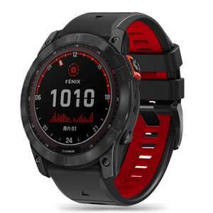 Pasek Tech-protect Iconband Pro Garmin Fenix 3 / 5x / 3hr / 5x Plus / 6x / 6x Pro / 7x Black/red