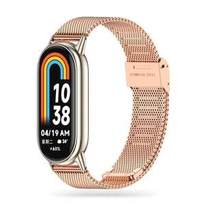 Pasek Tech-protect Milaneseband Xiaomi Smart Band 8 / 8 Nfc Rose Gold Case