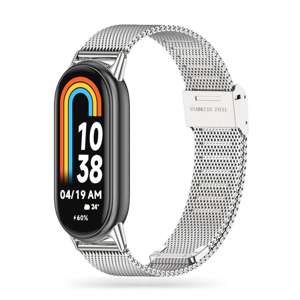 Pasek Tech-protect Milaneseband Xiaomi Smart Band 8 / 8 Nfc Silver Case