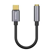 Przejściówka BASEUS Adapter Audio USB-C Mini Jack 3,5mm L54 Szary