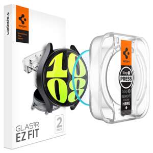 SZKŁO HARTOWANE SPIGEN GLAS.TR ”EZ-FIT” 2-PACK GALAXY WATCH 7 (40 MM) CLEAR