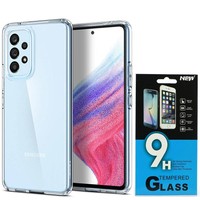 Spigen Galaxy A53 5G Ultra Hybrid ETUI Przezroczyste Clear + Szkło