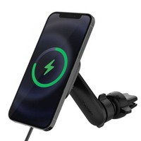 Spigen Its12 W Onetap Magnetic Magsafe Vent Car Charger 7.5 W Uchwyt Do Kratki Black