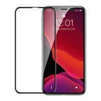 Szkło Hartowane BASEUS Apple iPhone 11 XR Na Cały Ekran Full Screen Z Ramką 0.23mm 9H Pozycjoner 2szt. Czarny Glass