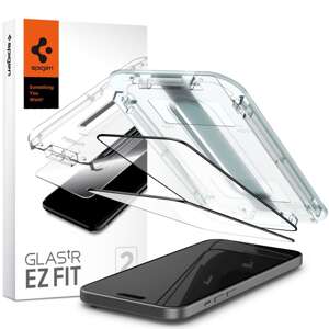 Szkło Hartowane Spigen Glas.tr ”ez Fit” Fc 2-pack iPhone 15 Plus Black